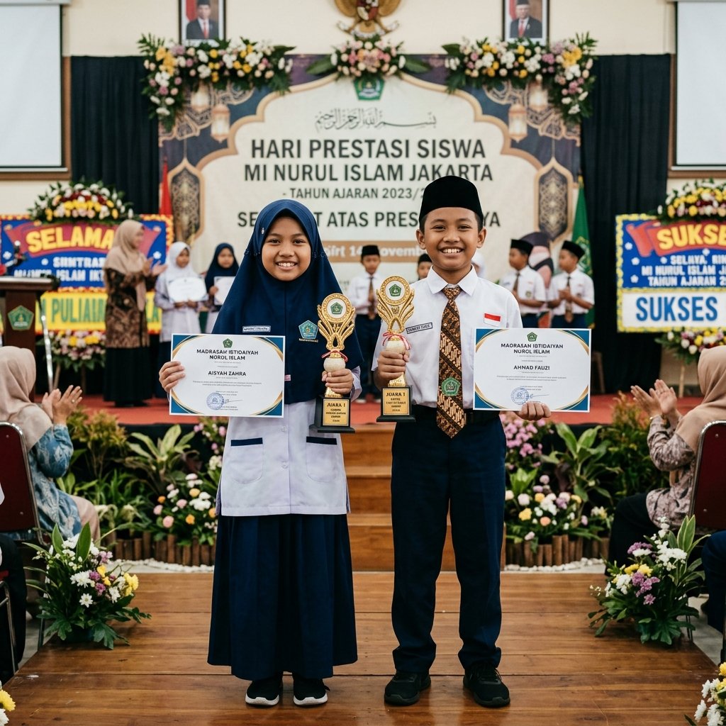 Juara Harapan 1 Lomba Pidato Bahasa Arab